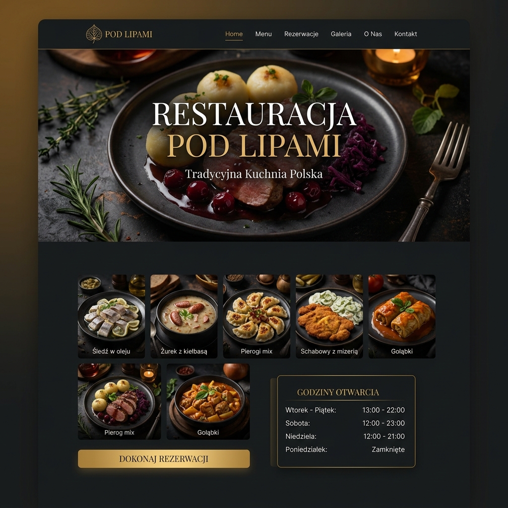 Nowa strona restauracji